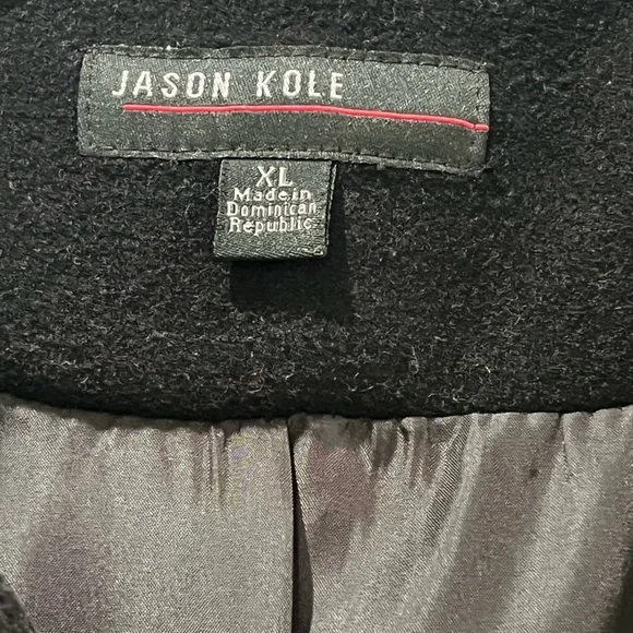 Jason Kole Women's Black Peacoat - Picture 5 of 7